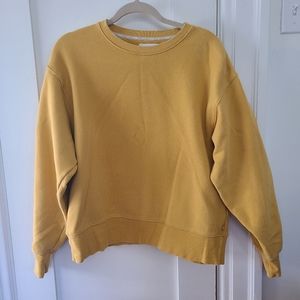 TNA cozy fleece perfect crew neck